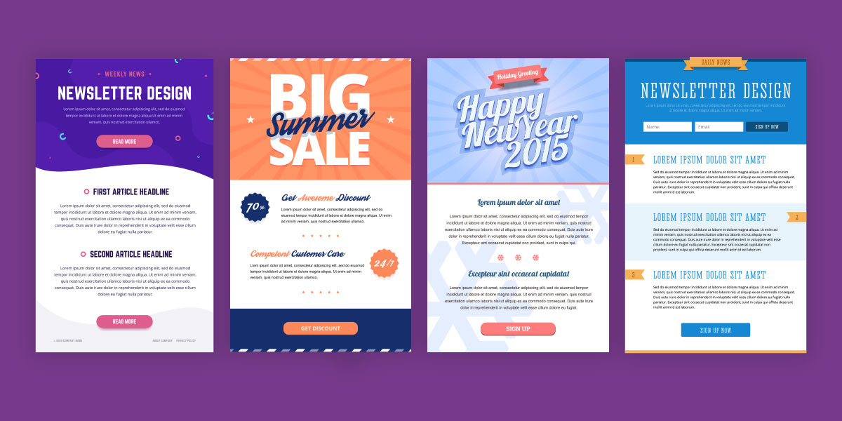 The Four Email Marketing Templates You Should Be Using