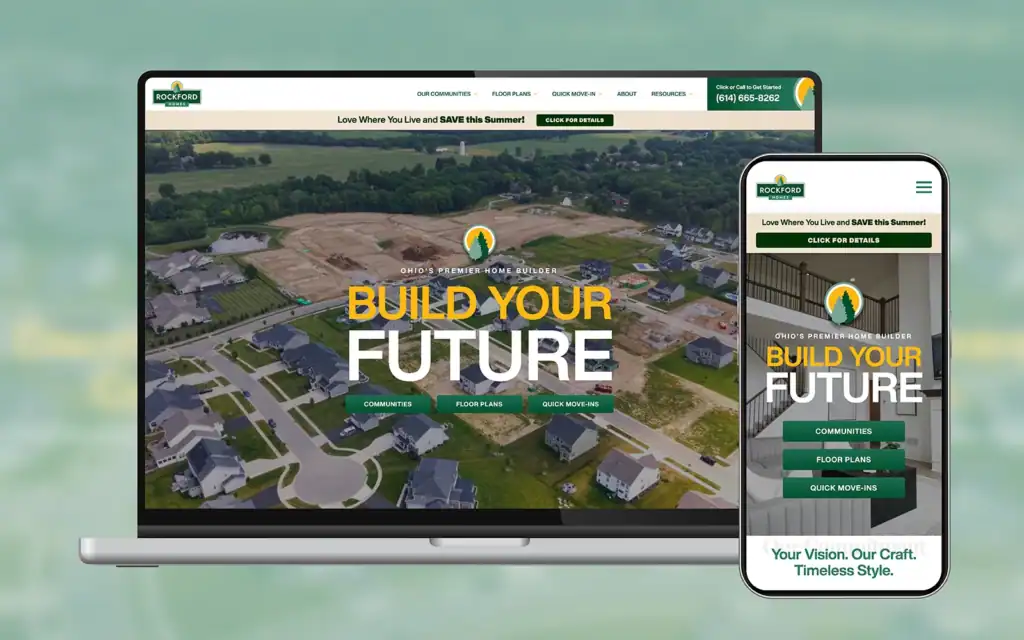 The Project Rockford Homes desktop mobile